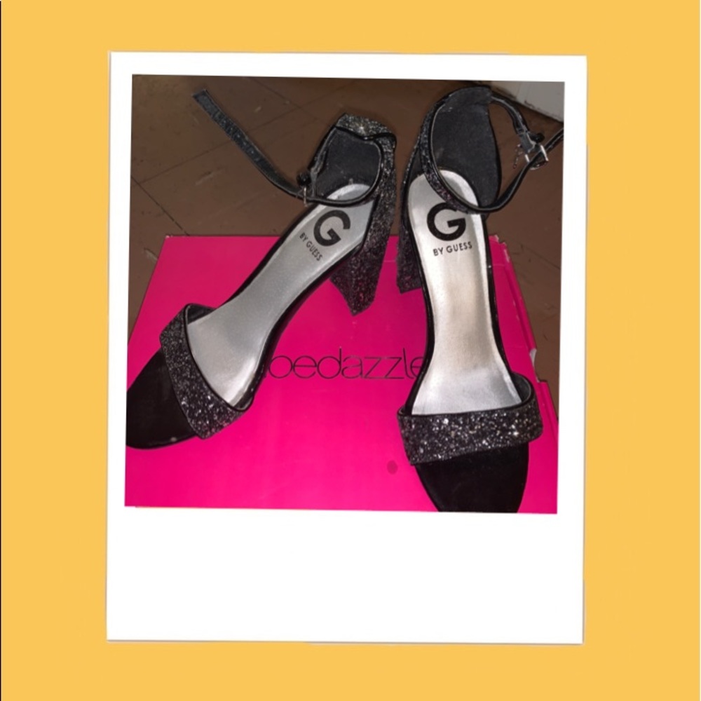 glitter high heels